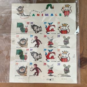 2006 Stamps 39cents x 12 Favorite Children’s Book Animals